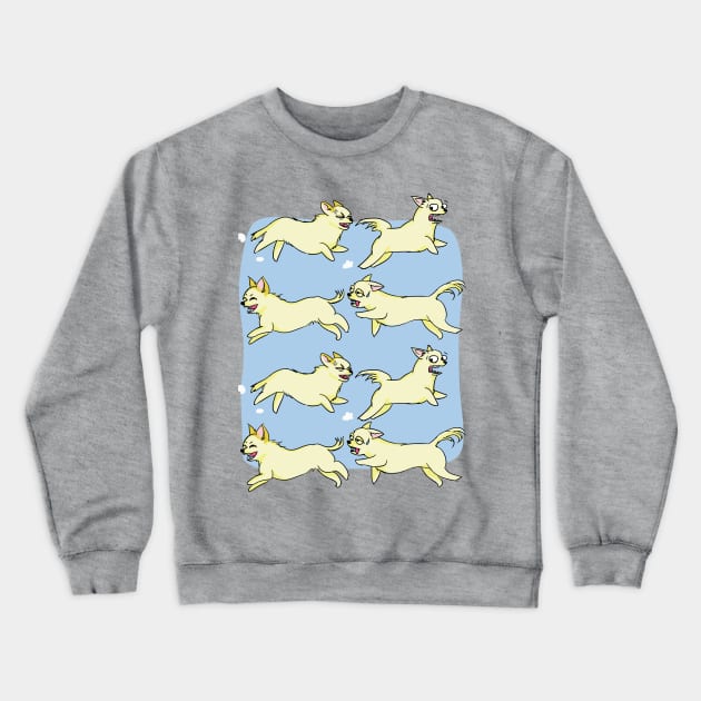 Play Tag Crewneck Sweatshirt by @akaluciarts